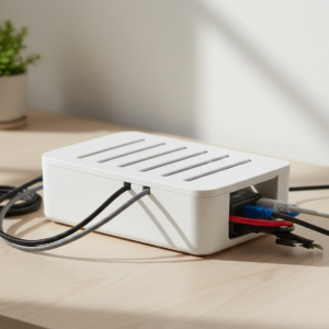 Настільний модуль для організації кабелів Cable Tidy Box